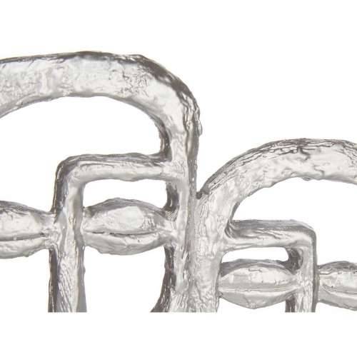 Ukrasna figura Lice Srebrna 27 x 32,5 x 10,5 cm (4 kom.) Cijena