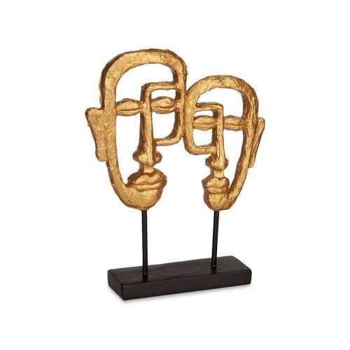 Ukrasna figura Lice zlatan 27 x 32,5 x 10,5 cm (4 kom.) Cijena