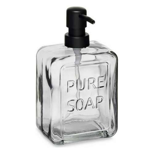 Dozator za Sapun Pure Soap Kristal Crna Plastika 570 ml (6 kom.) Cijena