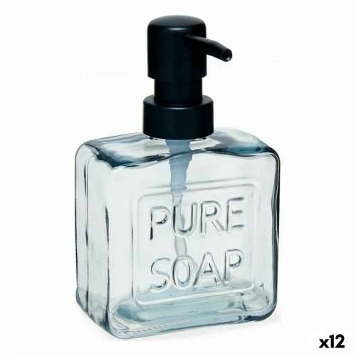 Dozator za Sapun Pure Soap 250 ml Kristal Crna Plastika (12 kom.) Cijena