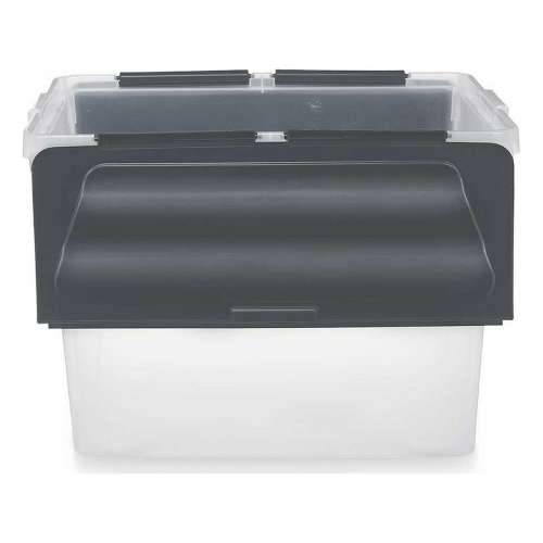 Kutija za Pospremanje s Poklopcem Kipit 87953 Providan Antracitna Plastika 48 L (6 kom.) Cijena