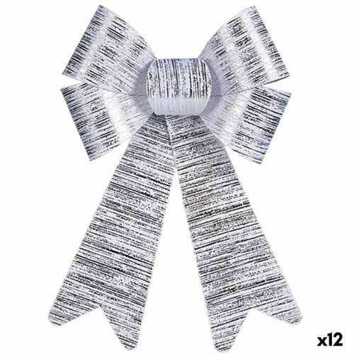 Laso Krist+ HJ1-12006 Srebrna PVC 16 x 24 x 4 cm Božićni ukras (12 kom.) Cijena