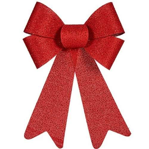 Laso Krist+ HJ1-12015 Crvena PVC 16 x 24 x 4 cm Božićni ukras (12 kom.) Cijena