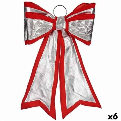 Laso Krist+ HJ1-12073 Crvena Srebrna PVC 40 x 60 cm Božićni ukras (6 kom.) Cijena
