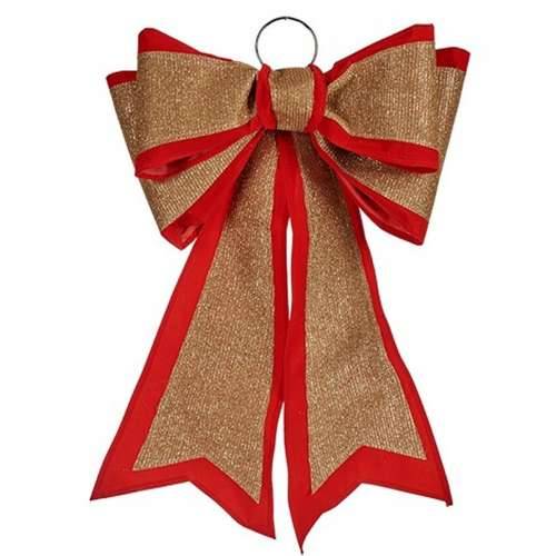 Laso Krist+ HJ1-12074 Crvena zlatan PVC 40 x 60 cm Božićni ukras (6 kom.) Cijena