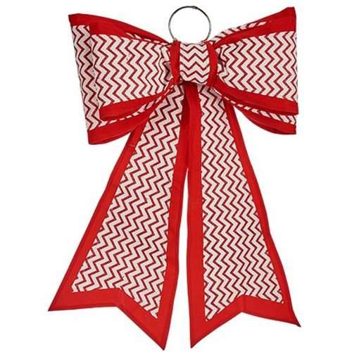Laso Krist+ HJ1-12081 Bijela Crvena PVC 40 x 60 cm Božićni ukras (6 kom.) Cijena