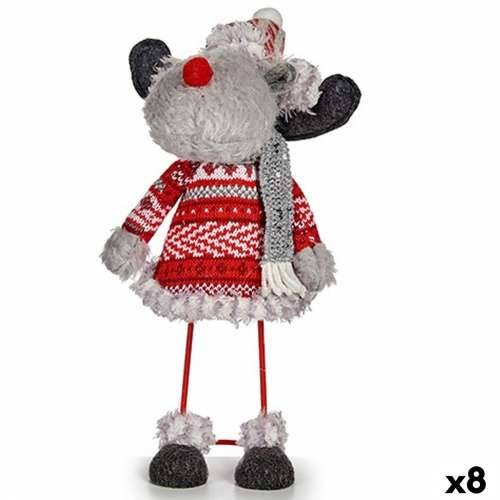 Ukrasna figura Krist+ FG09-21386B Crvena Siva Božićni sobovi 13 x 33,5 x 20 cm (8 kom.) Cijena