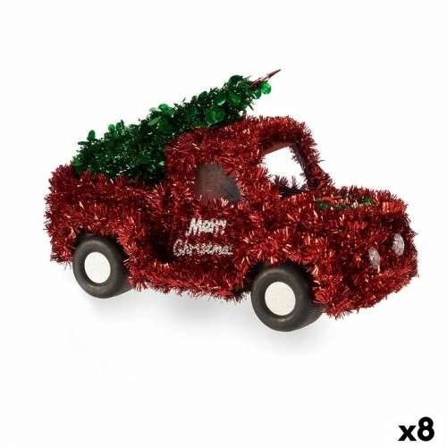 Ukrasna figura Kamionet Traka za božićno drvce Crvena Zelena polipropilen PET 15 x 18 x 27 cm (8 kom.) Cijena