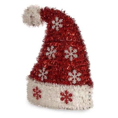 Ukrasna figura Kapa Djeda Božićnjaka Traka za božićno drvce Bijela Crvena polipropilen PET 17 x 23 x 9,5 cm (12 kom.) Cijena