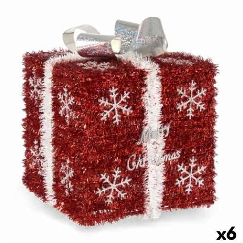 Poklon Kutija Bijela Crvena Srebrna polipropilen PET 20 x 23 x 20 cm (6 kom.) Cijena