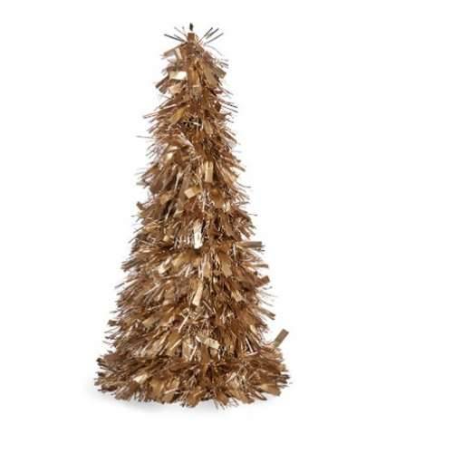 Ukrasna figura Pom de Crăciun Traka za božićno drvce zlatan polipropilen PET 27 x 45,5 x 27 cm (12 kom.) Cijena