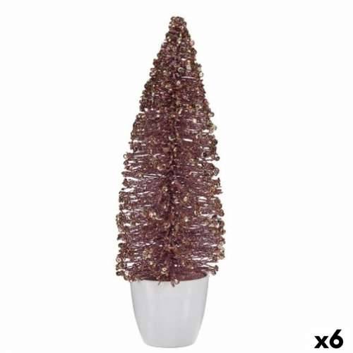 Ukrasna figura Pom de Crăciun Roza zlatan 10 x 33 x 10 cm (6 kom.) Cijena