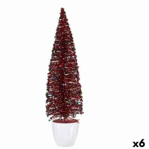 Ukrasna figura Pom de Crăciun Plava Fuksija Plastika 10 x 38 x 10 cm (6 kom.) Cijena