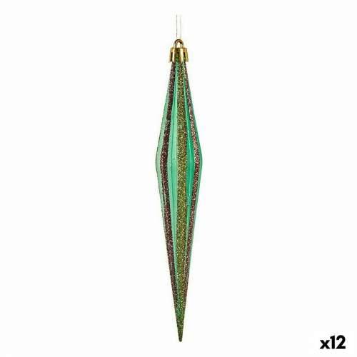 Set Božićnih Ukrasa Krist+ 00901 Zelena zlatan Rastegnuto 3 x 8,5 x 19 cm (12 kom.) Cijena