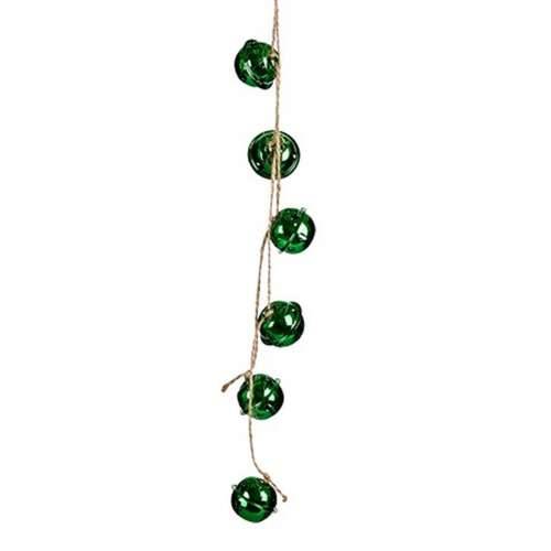 Božićni ukras Krist+ 00547-2 Zelena Plastika Zvončić 58 x 3 x 3 cm (24 kom.) Cijena