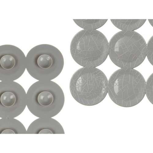 Neklizajuća prostirka za tuširanje Siva PVC 68 x 36 x 1 cm (6 kom.) Cijena