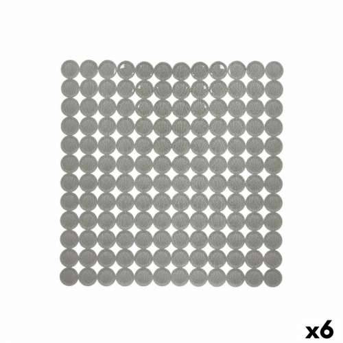Neklizajuća prostirka za tuširanje Siva PVC 54 x 54 x 1 cm (6 kom.) Cijena