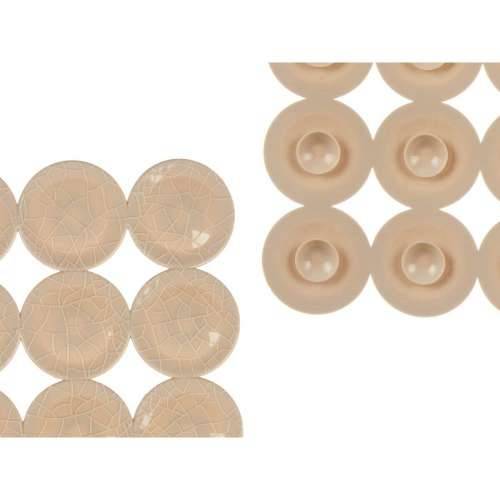 Neklizajuća prostirka za tuširanje Berilo 90980 Bež PVC 54 x 54 x 1 cm (6 kom.) Cijena