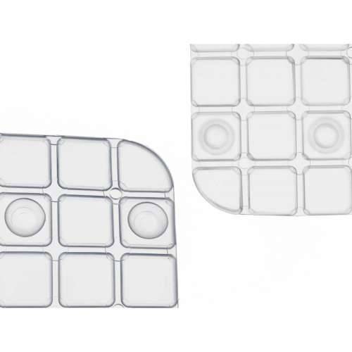 Neklizajuća prostirka za tuširanje Kvadrati Providan PVC 67,7 x 38,5 x 0,7 cm (6 kom.) Cijena
