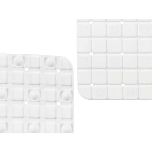 Neklizajuća prostirka za tuširanje Berilo BM509S - 314 Bijela PVC 50,3 x 50,3 x 0,7 cm Kvadrati (6 kom.) Cijena