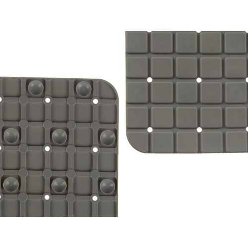 Neklizajuća prostirka za tuširanje Berilo BM509S -315 Siva PVC 50,3 x 50,3 x 0,7 cm Kvadrati (6 kom.) Cijena