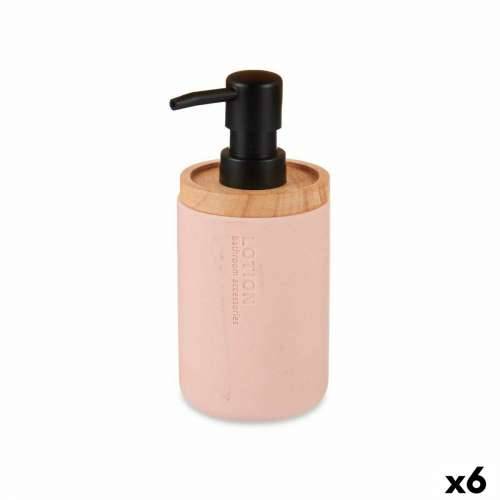 Dozator za Sapun Berilo B5456BC-1 - 448 Roza Drvo Smola Plastika 9,5 x 18,5 x 7,8 cm (6 kom.) Cijena
