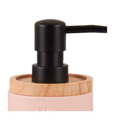 Dozator za Sapun Berilo B5456BC-1 - 448 Roza Drvo Smola Plastika 9,5 x 18,5 x 7,8 cm (6 kom.) Cijena