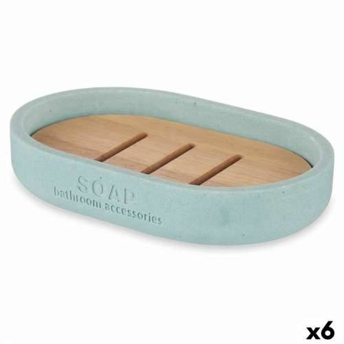 Porte-savon Berilo B5456BC-4 - 457 Plava Smola Bambus 12,5 x 2,5 x 8,5 cm (6 kom.) Cijena