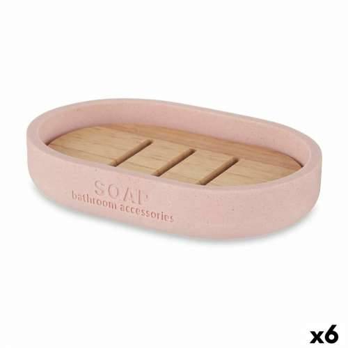 Porte-savon Berilo B5456BC-4 - 458 Roza Smola Bambus 12,5 x 2,5 x 8,5 cm (6 kom.) Cijena