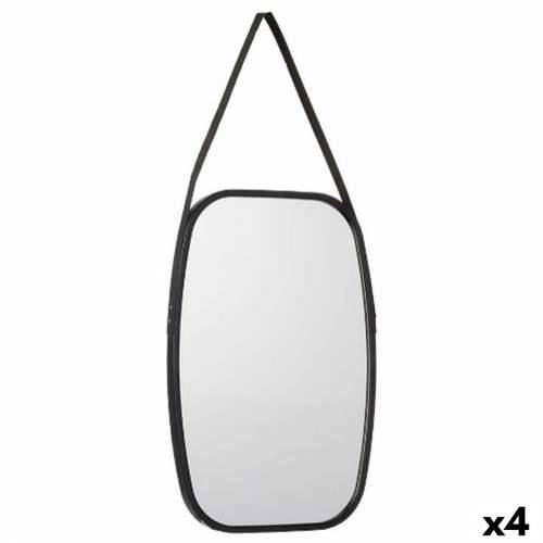 Zidno ogledalo 1273 Crna 43 x 65 x 3 cm Pravokutno (4 kom.) Cijena