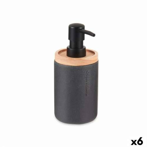 Dozator za Sapun Berilo B5456BC-1 - 444 Crna Drvo Smola Plastika 9,5 x 18,5 x 7,8 cm (6 kom.) Cijena