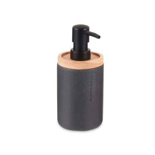 Dozator za Sapun Berilo B5456BC-1 - 444 Crna Drvo Smola Plastika 9,5 x 18,5 x 7,8 cm (6 kom.) Cijena