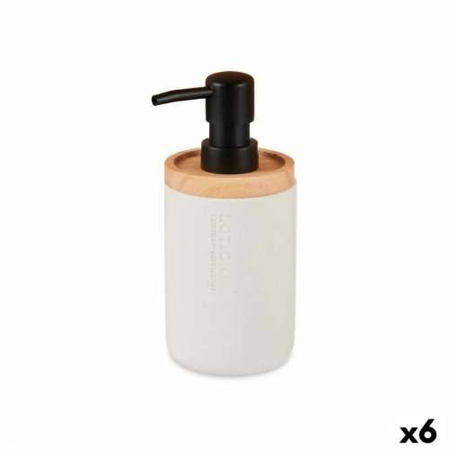 Dozator za Sapun Berilo 91037 Bijela Drvo Smola Plastika 9,5 x 18,5 x 7,8 cm (6 kom.) Cijena