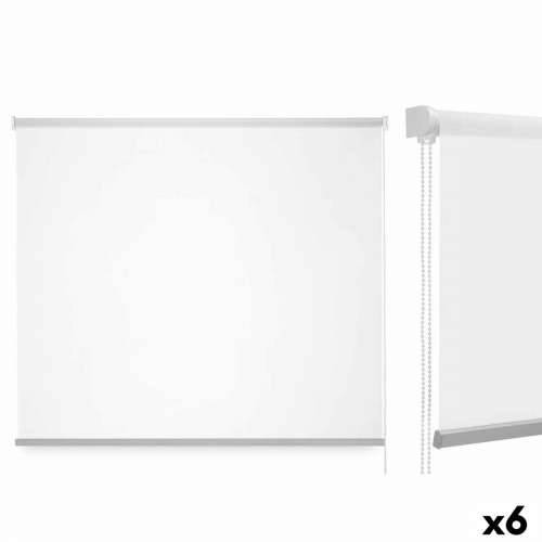 Rolete na namatanje 150 x 180 cm Bijela Tkanina Plastika (6 kom.) Cijena