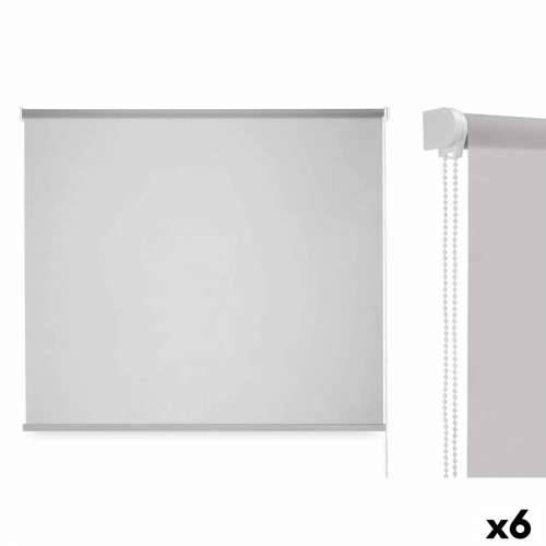Rolete na namatanje 150 x 180 cm Siva Tkanina Plastika (6 kom.) Cijena