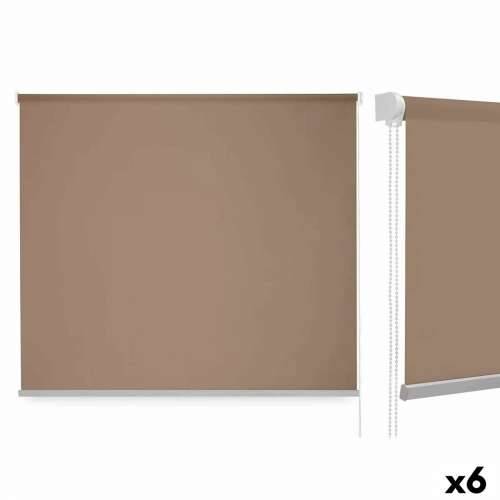 Rolete na namatanje 150 x 180 cm Bež Tkanina Plastika (6 kom.) Cijena