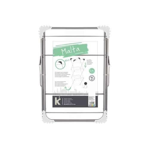 Sklopivi stalak za sušenje Kipit WR4062A-1NB-488 Bijela Srebrna polipropilen Željezo 47 x 41 x 136 cm Vertikalno (5 kom.) Cijena