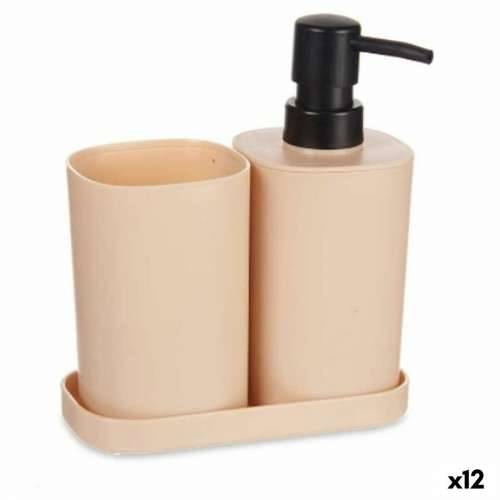 Set za Kupaonicu Berilo B8108-S3-BEIGE Crna Bež polipropilen (12 kom.) Cijena