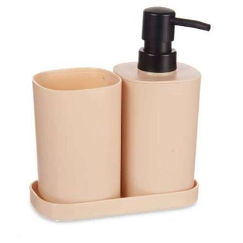 Set za Kupaonicu Berilo B8108-S3-BEIGE Crna Bež polipropilen (12 kom.) Cijena