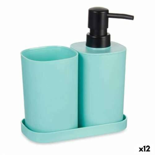 Set za Kupaonicu Berilo B8108-S3-MINT Crna Zelena polipropilen (12 kom.) Cijena