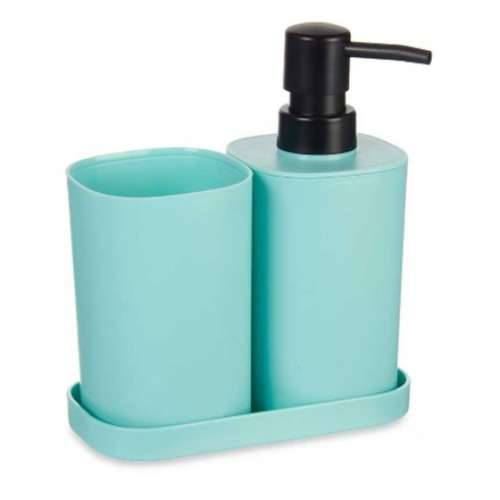 Set za Kupaonicu Berilo B8108-S3-MINT Crna Zelena polipropilen (12 kom.) Cijena