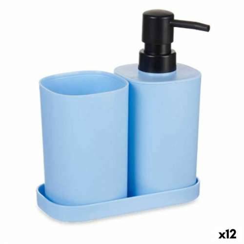 Set za Kupaonicu Berilo B8108-S3-BLUE Plava Crna polipropilen (12 kom.) Cijena