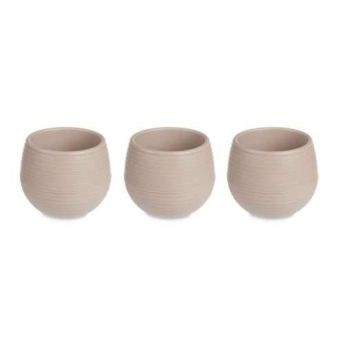 Set Tegli Ibergarden ES0101214S3 Taupe Boja Plastika 8 x 8 x 7 cm (8 kom.) Cijena