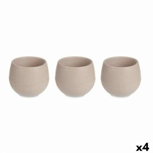 Set Tegli Ibergarden ES0501214S3 Taupe Boja Plastika 16,5 x 16,5 x 14,5 cm (4 kom.) Cijena
