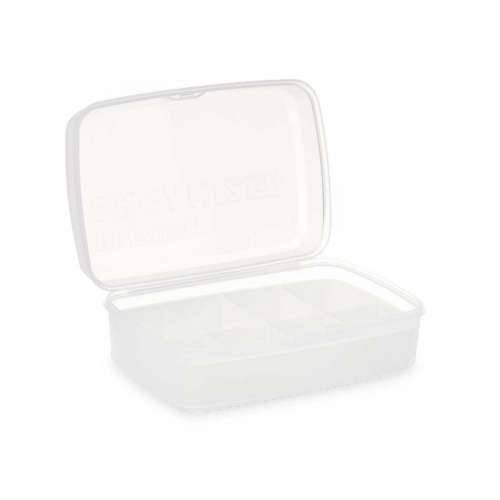 Kutija s pretincima Kinvara 02 1192 Bijela Providan Plastika 21,5 x 8,5 x 15 cm (12 kom.) Cijena