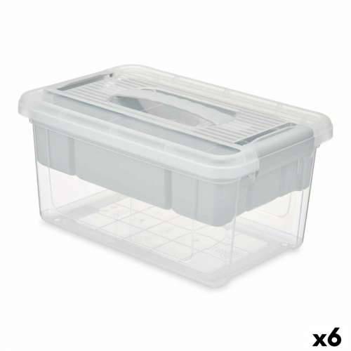 Višenamjenska Kutija Kipit 02 1310 Siva Providan Plastika 5 L 29,5 x 14,5 x 19,2 cm (6 kom.) Cijena