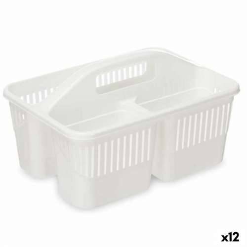 Organizator Čišćenje Bijela Plastika 31,3 x 18 x 22 cm (12 kom.) Cijena