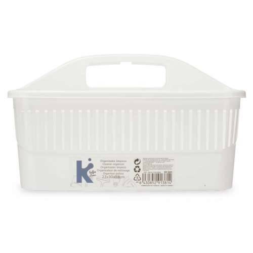 Organizator Čišćenje Bijela Plastika 31,3 x 18 x 22 cm (12 kom.) Cijena