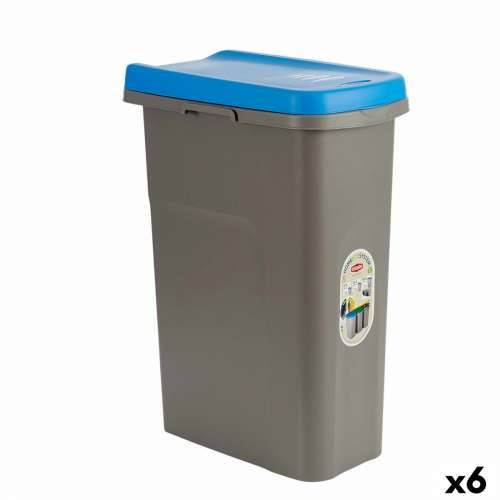 Koš za Papir Stefanplast Plava Siva Plastika 25 L (6 kom.) Cijena
