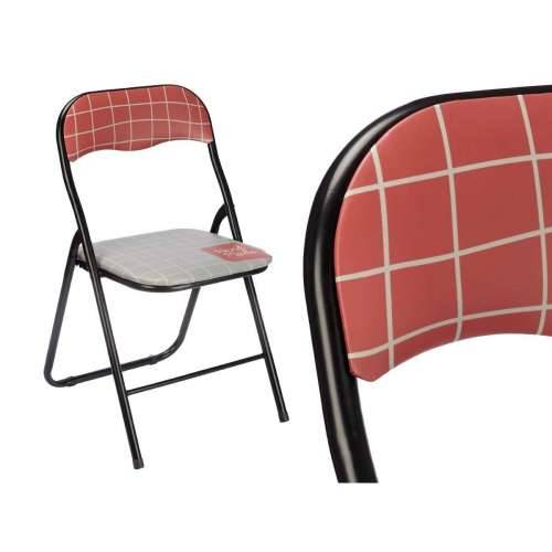 Sklopivu Stolicu Hand Made Smeđa Crna Siva PVC Metal 43 x 46 x 78 cm (6 kom.) Cijena